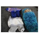 Stuffed bear with handmade accessor...