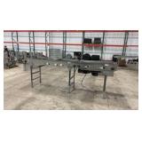 Automotion 72" Braking Belt Conveyor with 36" Chain-driven Gapping Section with 20" Belts