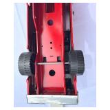 Vintage 1970s Pressed Steel Tonka Fire Rescue Aerial Unit 2 Ladder Truck
