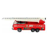Vintage 1970s Pressed Steel Tonka Fire Rescue Aerial Unit 2 Ladder Truck
