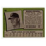 1971 Topps Boog Powell #700 Baseball Card