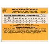 1983 Donruss #586 Wade Boggs Rookie Baseball Card (NM+)