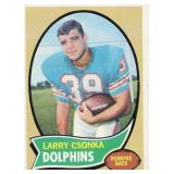 1970 Topps Larry Csonka Miami Dolphins #162 Football Card