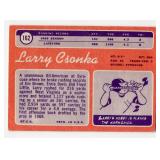 1970 Topps Larry Csonka Miami Dolphins #162 Football Card