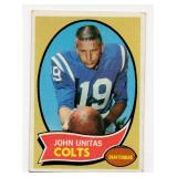 1970 Topps John Unitas Indianapolis Colts #180 Football Card