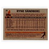 1983 Topps #83 Ryne Sandberg Chicago Cubs Rookie Card (NM+)