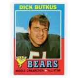 1971 Topps #25 Dick Butkus Chicago Bears Football Card