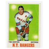 1970-71 Topp #59 Tim Horton Hockey Card - New York Rangers