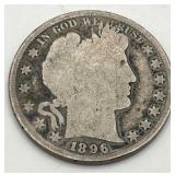 1896 Barber Half Dollar