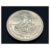 1985 Engelhard One Troy Ounce 999+ Fine Silver Coin