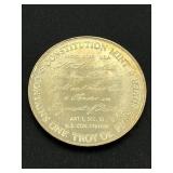 1973 U.S.S. Constitution One Troy Ounce Pure Silver Coin