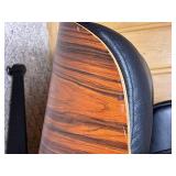 Eames Style Replica Lounge Chair - Chair: 33"W x 33"D x 34.5"H, 15" to 10" front to back seat height Ottoman: 26" W x 21"D x 16"H
