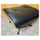 Eames Style Replica Lounge Chair - Chair: 33"W x 33"D x 34.5"H, 15" to 10" front to back seat height Ottoman: 26" W x 21"D x 16"H