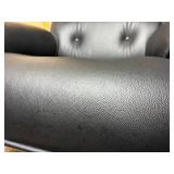 Eames Style Replica Lounge Chair - Chair: 33"W x 33"D x 34.5"H, 15" to 10" front to back seat height Ottoman: 26" W x 21"D x 16"H