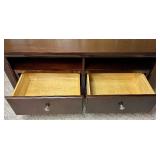 Two Drawer TV Stand 48"W x 21"D x 20.5"H