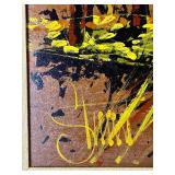 Large MCM Original Signed Nature Painting by Stuart