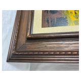 Large MCM Original Signed Nature Painting by Stuart