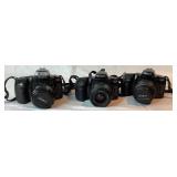 Minolta Camera Lot - Two Maxxum 400si, One Dynax 300si