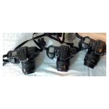 Minolta Camera Lot - Two Maxxum 400si, One Dynax 300si