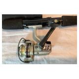Fishing Rod & Reel Collection: Shimano MLZ10 Rod & Reel, Daiwa Rod & Reel, Garcia 3000 Reel with Ugly Stick Rod, Daiwa Millionaire Reel with Daiwa Rod, Zebco Rod and Reel,  Garcia Graphite Rod, 56" Ug