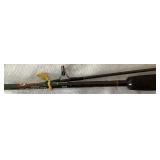 Fishing Rod & Reel Collection: Shimano MLZ10 Rod & Reel, Daiwa Rod & Reel, Garcia 3000 Reel with Ugly Stick Rod, Daiwa Millionaire Reel with Daiwa Rod, Zebco Rod and Reel,  Garcia Graphite Rod, 56" Ug