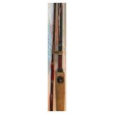 Fly Fishing Rod and Reel Collection - Zebco Rod, Shakespeare Fly Reel w/ Box with Eagle Claw Rod, Graphite Plus South Bend 8