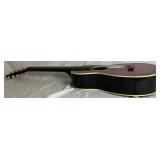 Vintage Airline Left Handed Accoustic Guitar  Made by Harmony 1960
