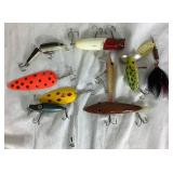 Fishing Collection - Plano Tackle Box with Rapala Lures, Spoons, 30+ Crappie Jigs, Assorted Hooks, 2 Plano StowAways, Sinkers, Vintage Mess Fish Keeper, and Other Treasures