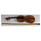 Antique Violin  with Platt Bow - Antonius Stradiuarius Cremonensis Faciebat Anno 17 - Made in Germany