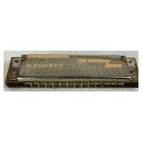 Antique M. Hohner Regina Diatonic Harmonica in Original Box - Made in Germany