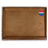 Genuine Mahogany Jewelry Box with Incolay Stone Top by Dante Carpenter
