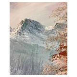 Original Winter Landscape Painting by Davis