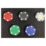 Poker Chip Set  - 300 Piece with Aluminum Case and Deluxe Card Shuffler