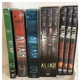 Alias (Seasons 1-5) and Lost ( Seasons 1-6) DVD Box Sets - 11 items total