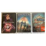 Andromeda (Seasons 1-5) and The Orville (Season1-2) DVD Box Sets - 13 items total