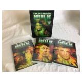 DVD Box Sets - The Incredible Hulk (Seasons 1-5) and The Flash (Seasons1-9) - 14 items total