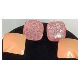Collection of Pink and Rose Gold Tone Necklaces, Bracelets and Earrings