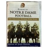 Vintage Notre Dame/Indiana Bundle of The Fighting Irish Felt Pendant, Indiana Shot Glass, Notre Dame Water Bottle, Echoes of Notre Dame Football and 1960