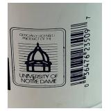 Vintage Notre Dame/Indiana Bundle of The Fighting Irish Felt Pendant, Indiana Shot Glass, Notre Dame Water Bottle, Echoes of Notre Dame Football and 1960