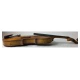 German Ruggeri Replica Violin - Body Intact, Needs Repair