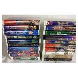 Assorted Collectable Disney VHS tapes - Includes Fantasia, Fantasia 2000, The Little Mermaid, Snow White, Cinderella, Mary Poppins, Swiss Family Robinson, Treasure Island, and More - 20 items total