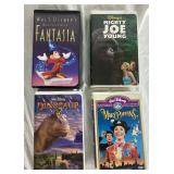 Assorted Collectable Disney VHS tapes - Includes Fantasia, Fantasia 2000, The Little Mermaid, Snow White, Cinderella, Mary Poppins, Swiss Family Robinson, Treasure Island, and More - 20 items total