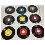 Massive Lot of Vintage 7" Vinyl 45 Records - Including: Ricky Nelson, Beach Boys, Nat King Cole, Sonny & Cher, Bobby Vinton, Johnny Mathis, Vic Damone, Everly Borthers, Chubby Checker, and More