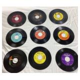 Massive Lot of Vintage 7" Vinyl 45 Records - Including: Ricky Nelson, Beach Boys, Nat King Cole, Sonny & Cher, Bobby Vinton, Johnny Mathis, Vic Damone, Everly Borthers, Chubby Checker, and More