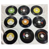Massive Lot of Vintage 7" Vinyl 45 Records - Including: Ricky Nelson, Beach Boys, Nat King Cole, Sonny & Cher, Bobby Vinton, Johnny Mathis, Vic Damone, Everly Borthers, Chubby Checker, and More
