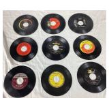 Massive Lot of Vintage 7" Vinyl 45 Records - Including: Ricky Nelson, Beach Boys, Nat King Cole, Sonny & Cher, Bobby Vinton, Johnny Mathis, Vic Damone, Everly Borthers, Chubby Checker, and More