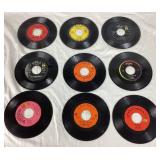 Massive Lot of Vintage 7" Vinyl 45 Records - Including: Ricky Nelson, Beach Boys, Nat King Cole, Sonny & Cher, Bobby Vinton, Johnny Mathis, Vic Damone, Everly Borthers, Chubby Checker, and More