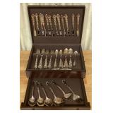 Beethoven Oneida Community Silverplate Flatware Set in Original Box