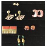 Collection of Vintage Earrings - 13 Sets of Earrings