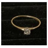 Pair of Antique 14Kt Gold Rings